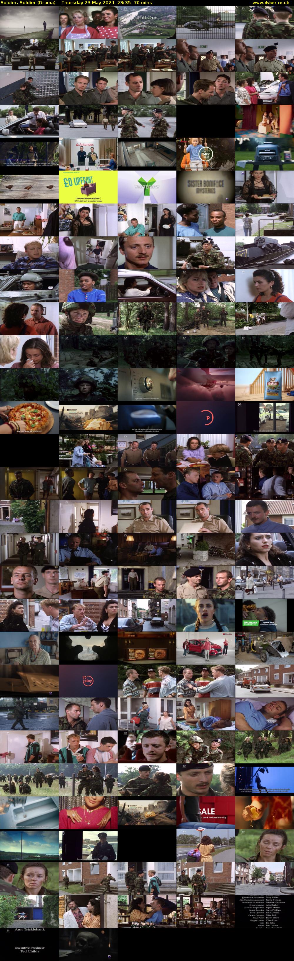 Soldier, Soldier (Drama) Thursday 23 May 2024 23:35 - 00:45