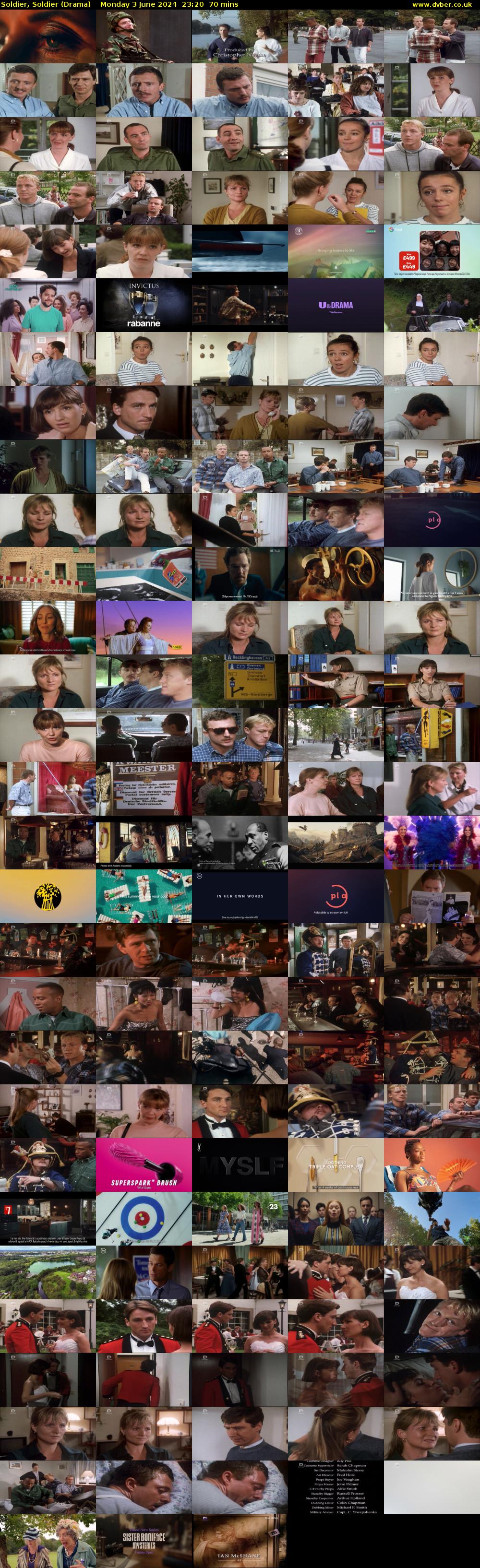 Soldier, Soldier (Drama) Monday 3 June 2024 23:20 - 00:30