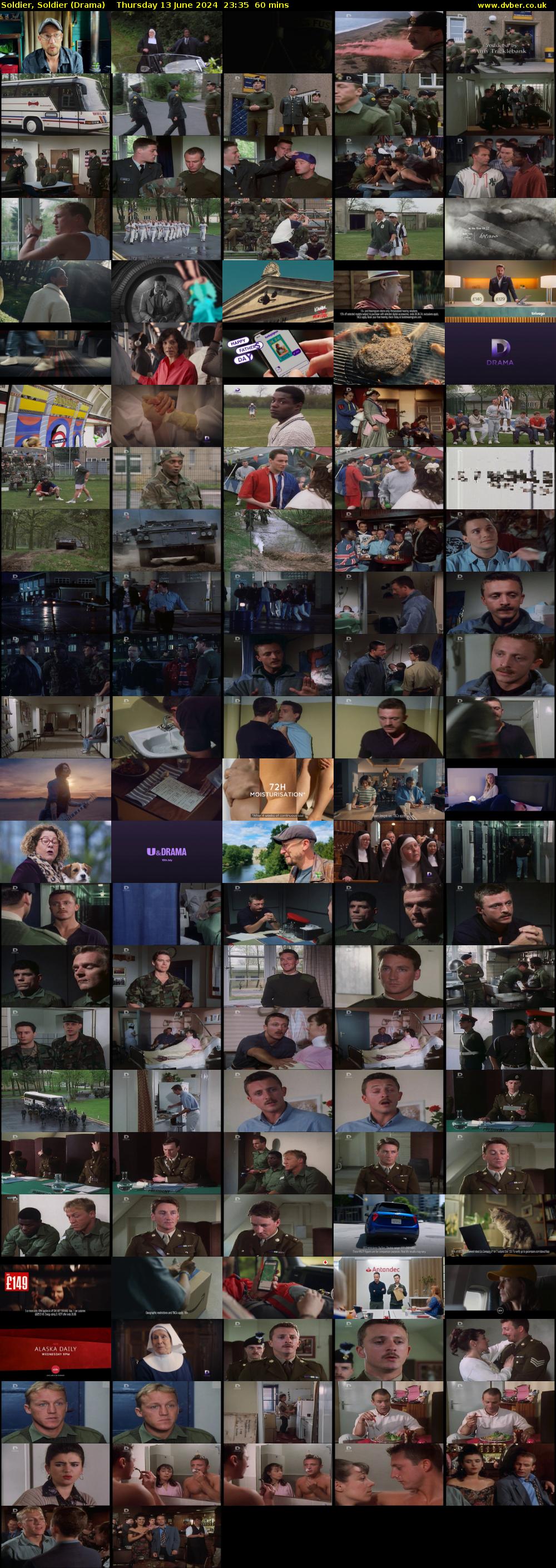 Soldier, Soldier (Drama) Thursday 13 June 2024 23:35 - 00:35