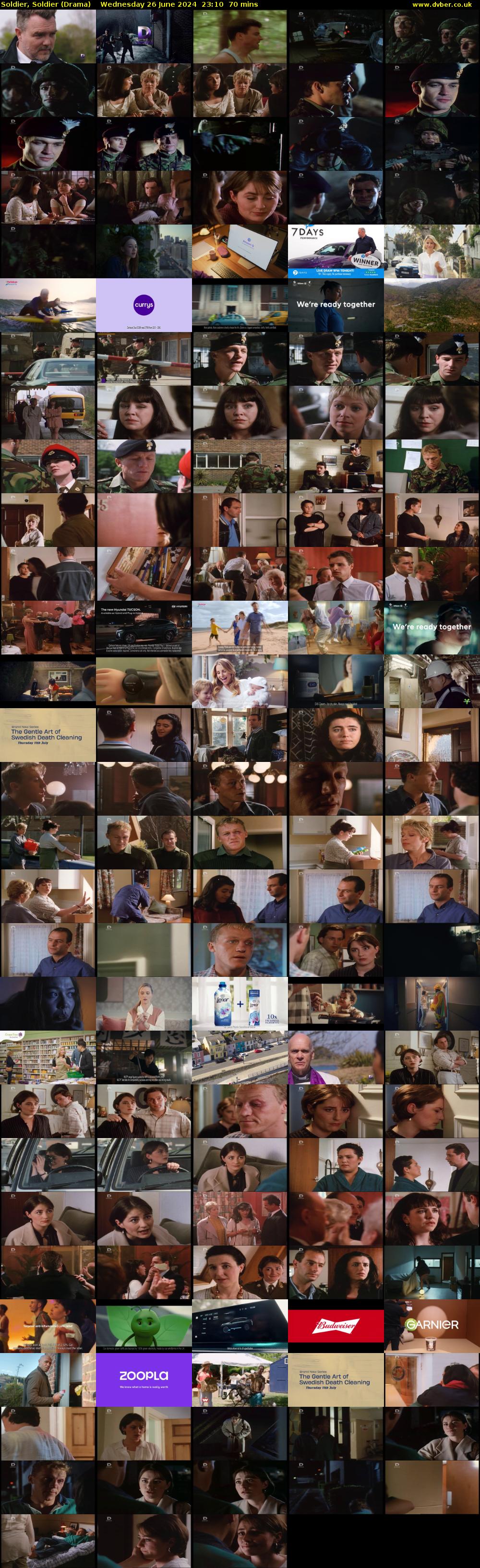 Soldier, Soldier (Drama) Wednesday 26 June 2024 23:10 - 00:20
