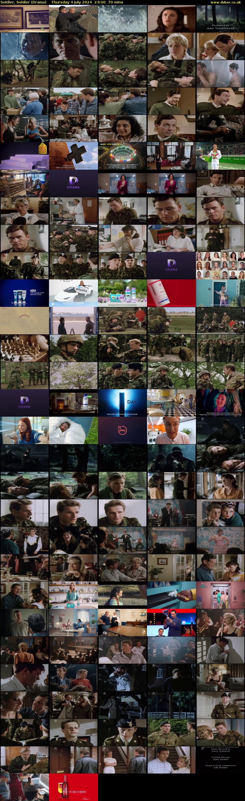 Soldier, Soldier (Drama) Thursday 4 July 2024 23:00 - 00:10