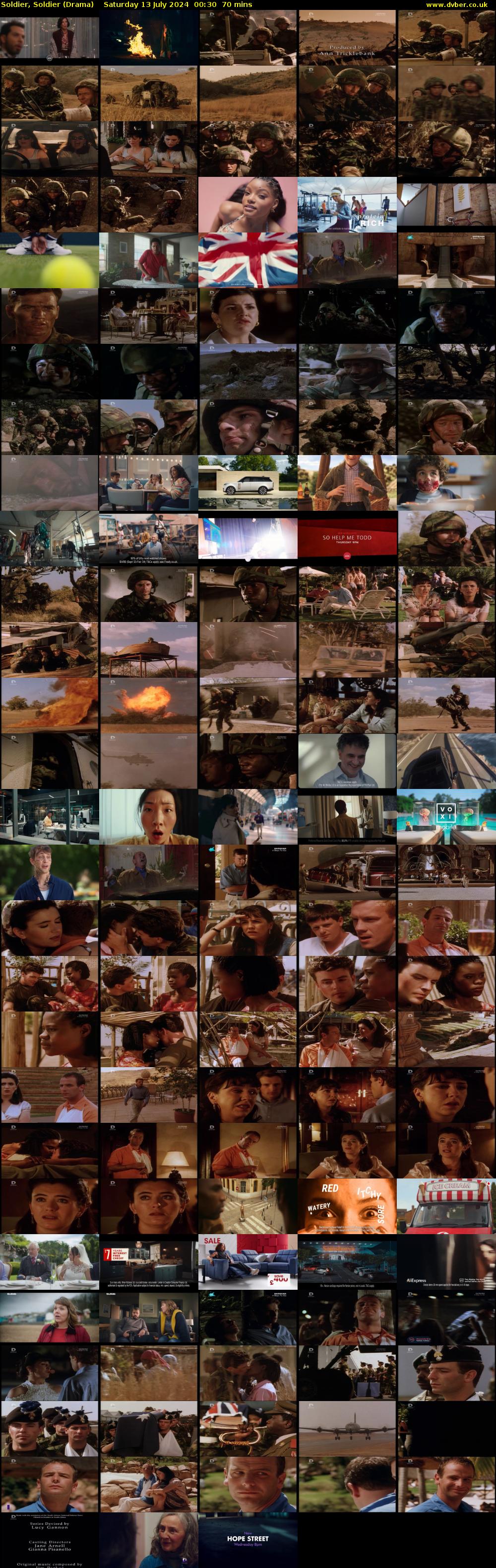 Soldier, Soldier (Drama) Saturday 13 July 2024 00:30 - 01:40