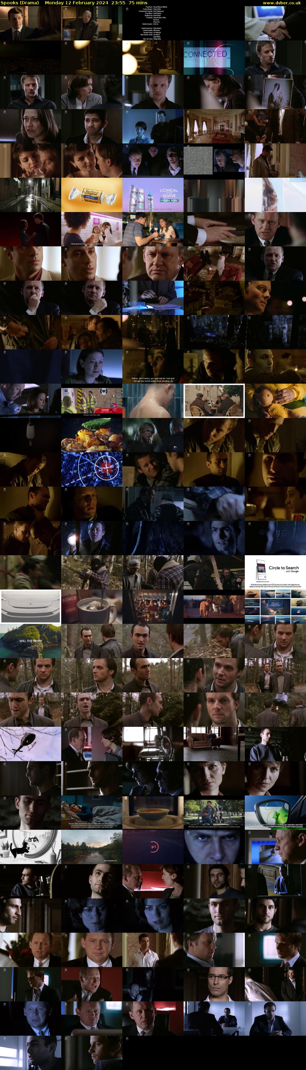Spooks (Drama) Monday 12 February 2024 23:55 - 01:10