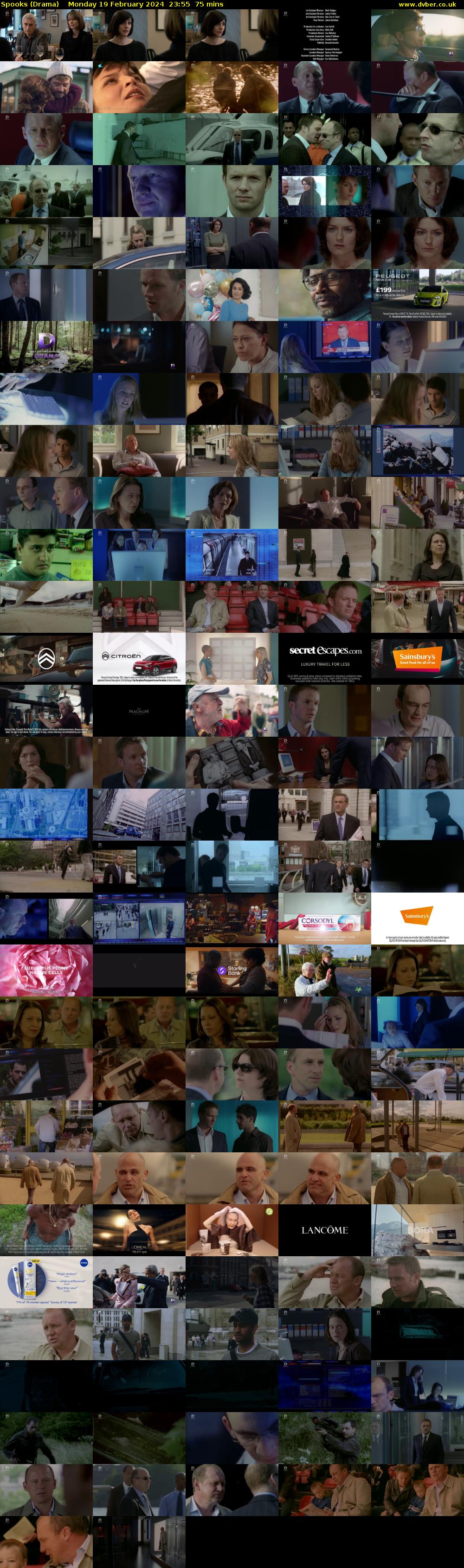 Spooks (Drama) Monday 19 February 2024 23:55 - 01:10