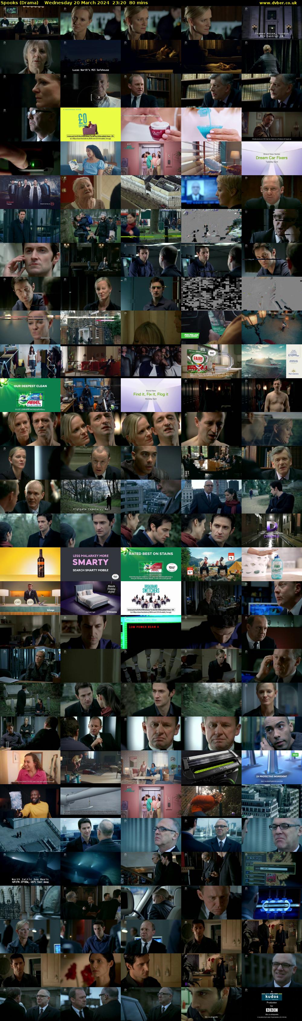 Spooks (Drama) Wednesday 20 March 2024 23:20 - 00:40