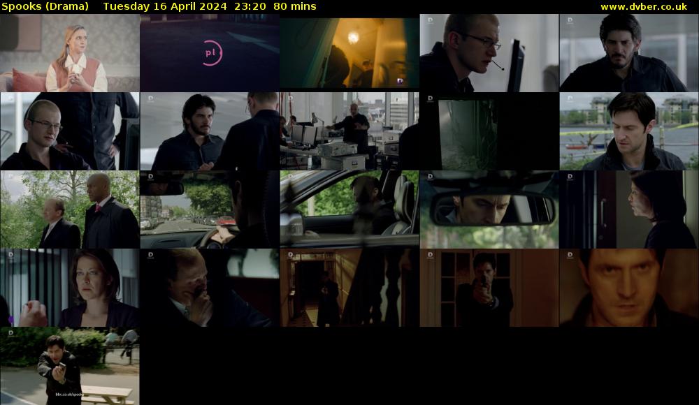 Spooks (Drama) Tuesday 16 April 2024 23:20 - 00:40