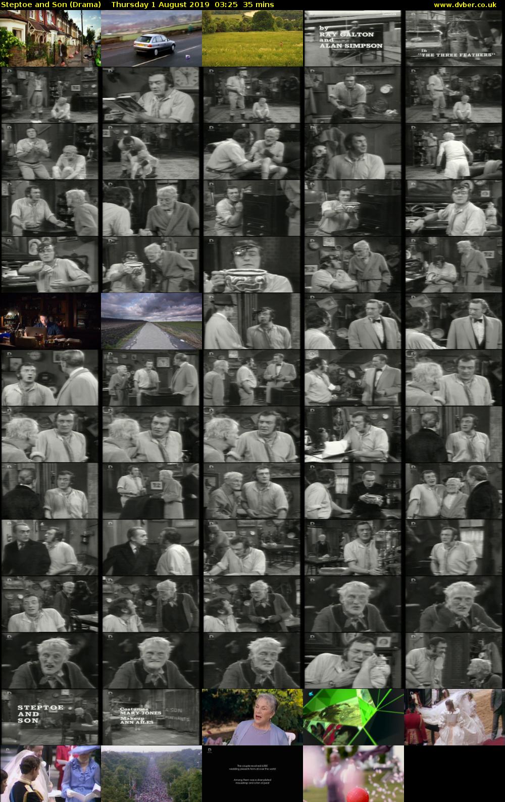 Steptoe and Son (Drama) Thursday 1 August 2019 03:25 - 04:00