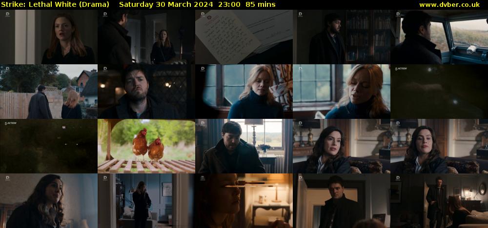 Strike: Lethal White (Drama) Saturday 30 March 2024 23:00 - 00:25