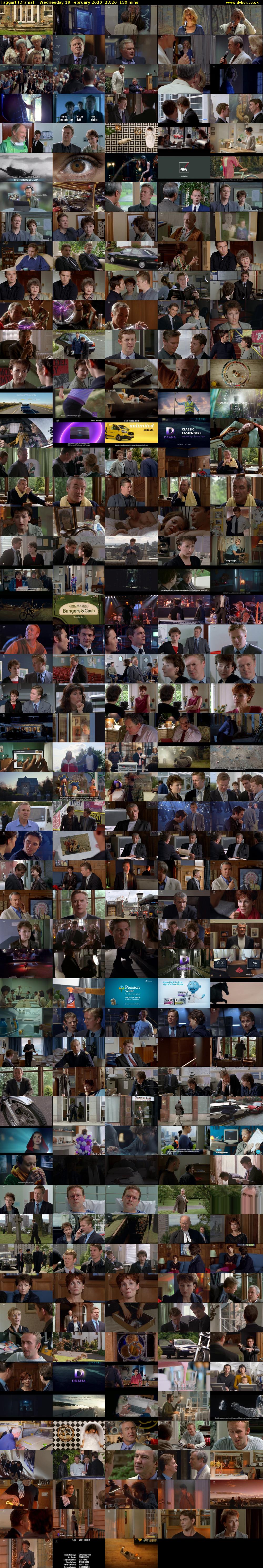 Taggart (Drama) Wednesday 19 February 2020 23:20 - 01:30