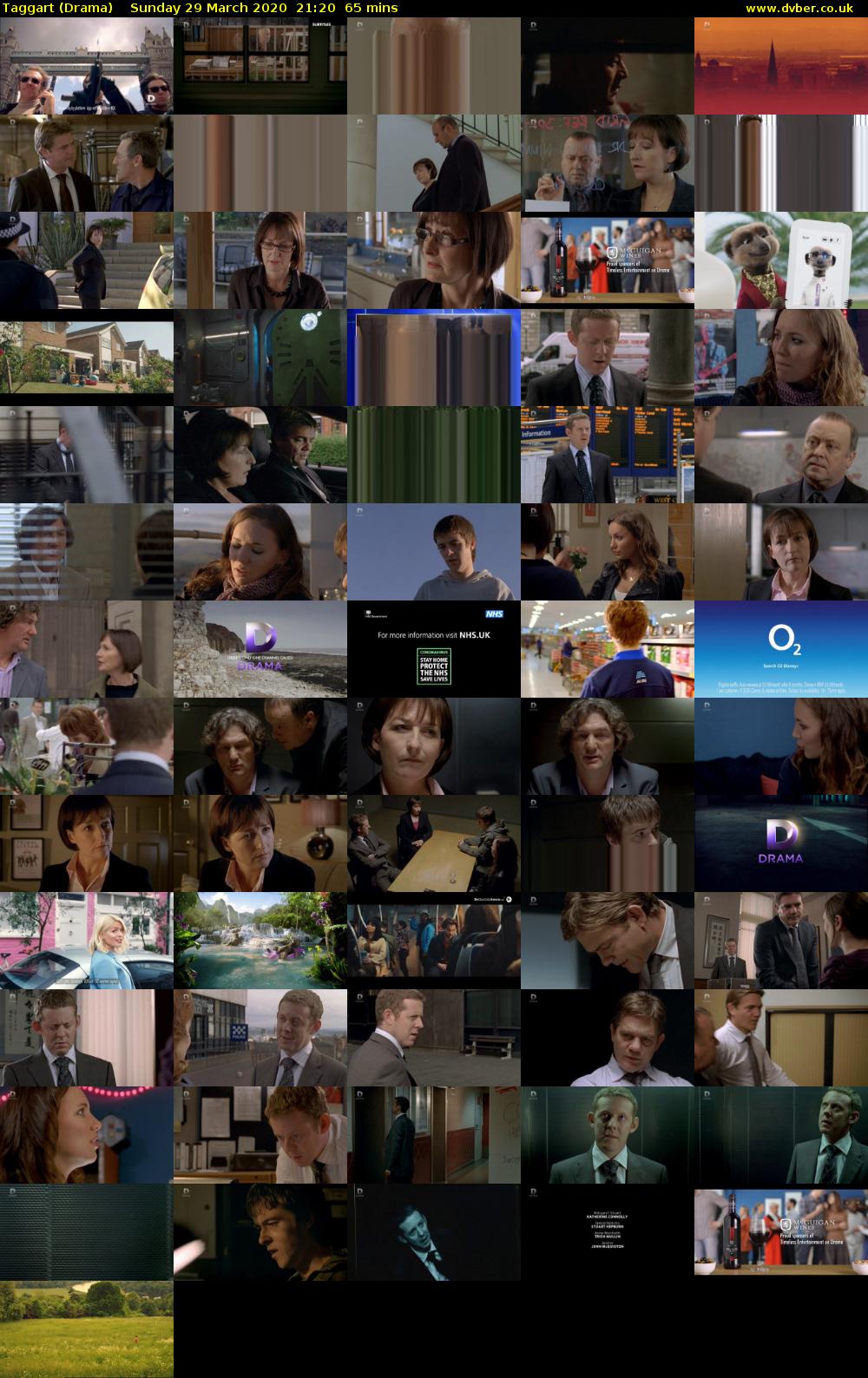 Taggart (Drama) Sunday 29 March 2020 21:20 - 22:25