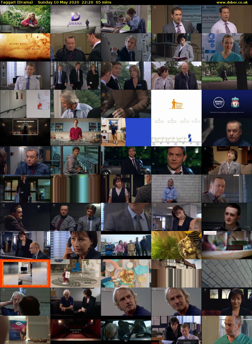 Taggart (Drama) Sunday 10 May 2020 22:20 - 23:25