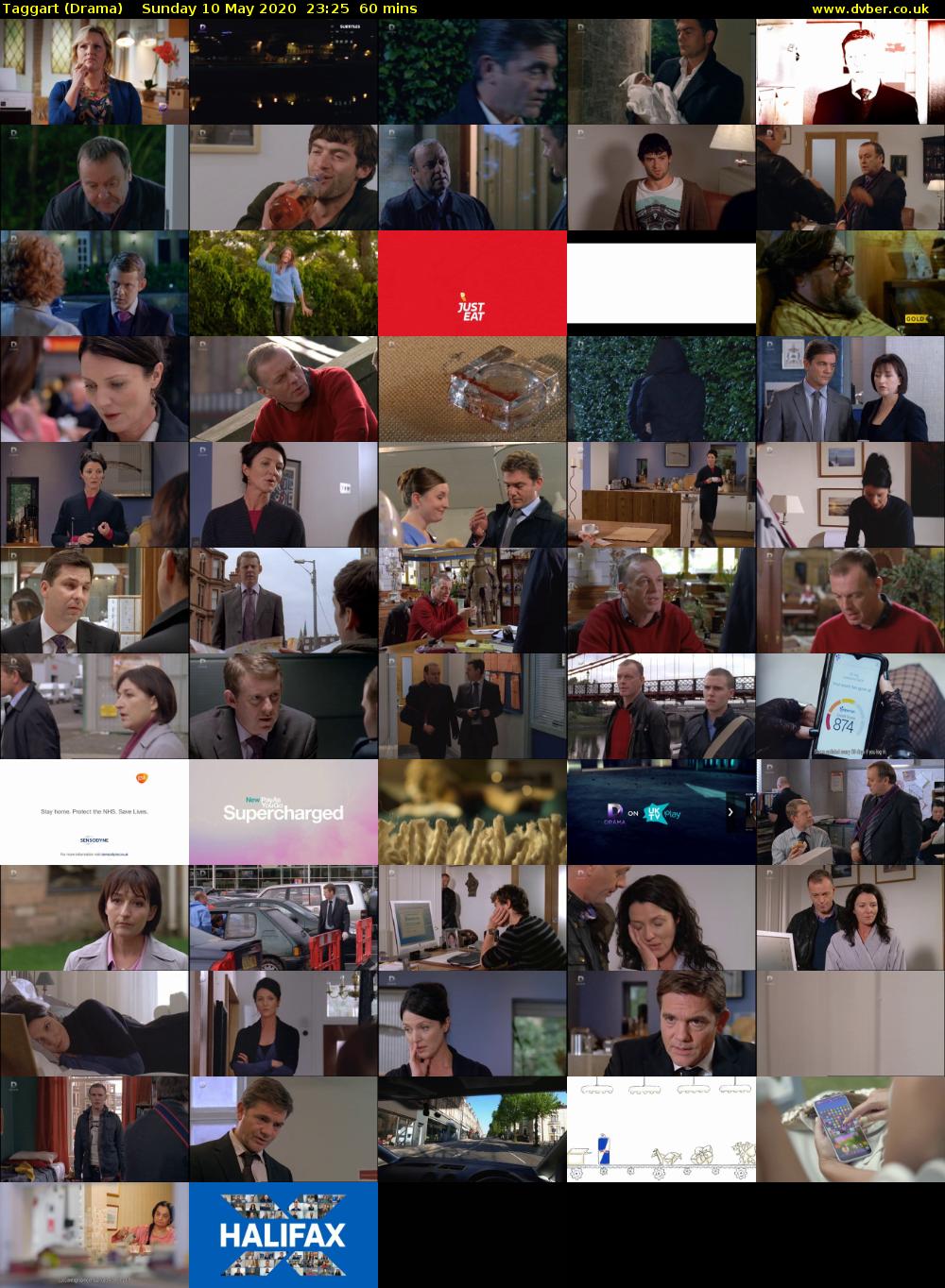 Taggart (Drama) Sunday 10 May 2020 23:25 - 00:25