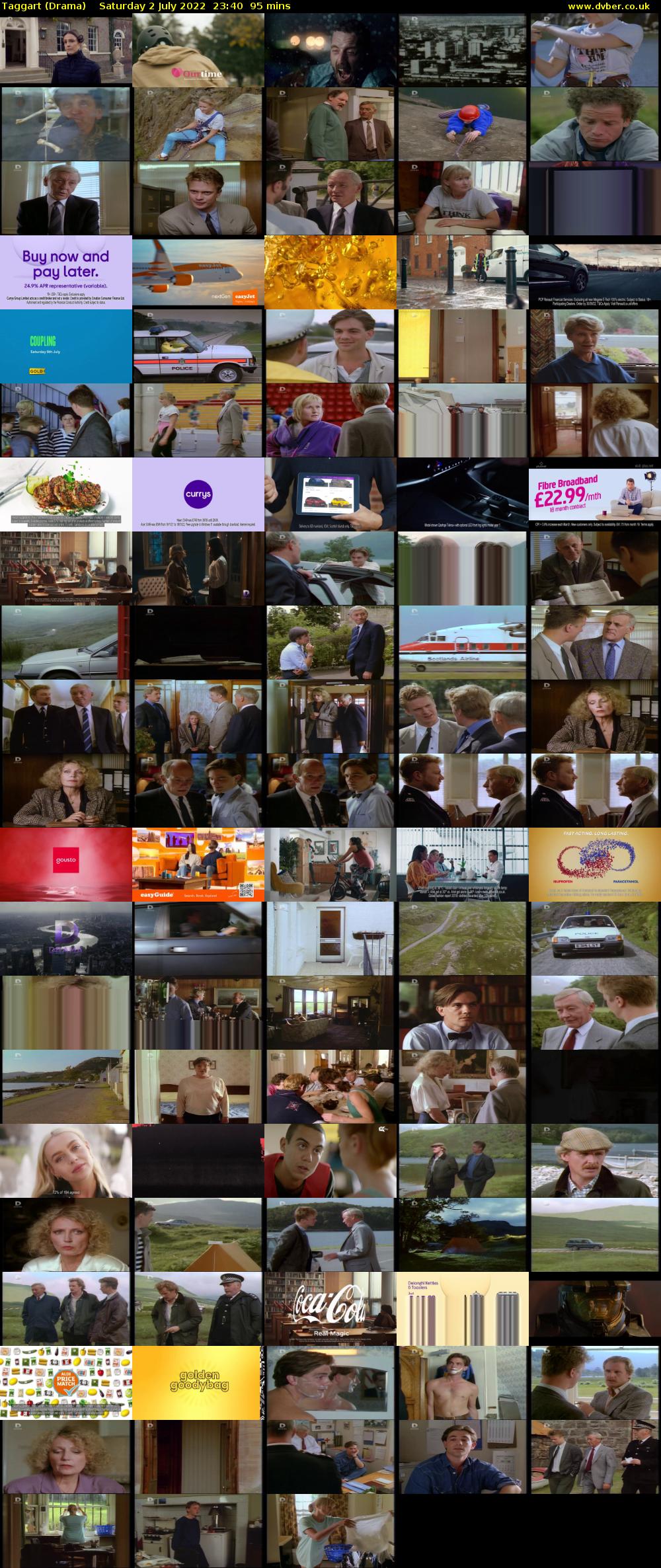 Taggart (Drama) Saturday 2 July 2022 23:40 - 01:15