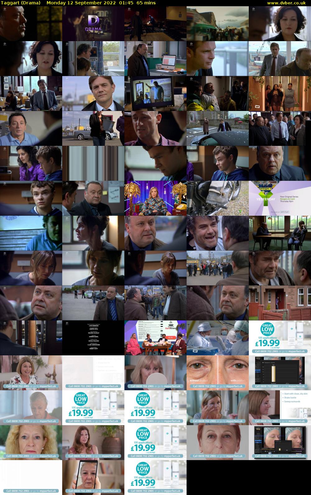 Taggart (Drama) Monday 12 September 2022 01:45 - 02:50