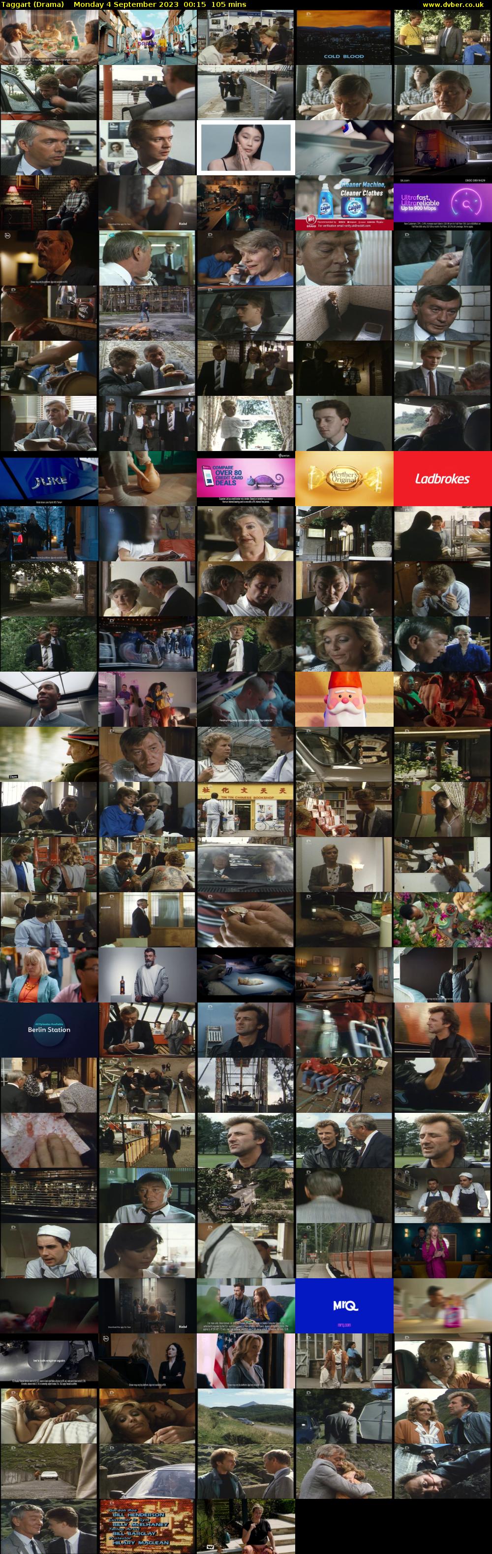 Taggart (Drama) Monday 4 September 2023 00:15 - 02:00
