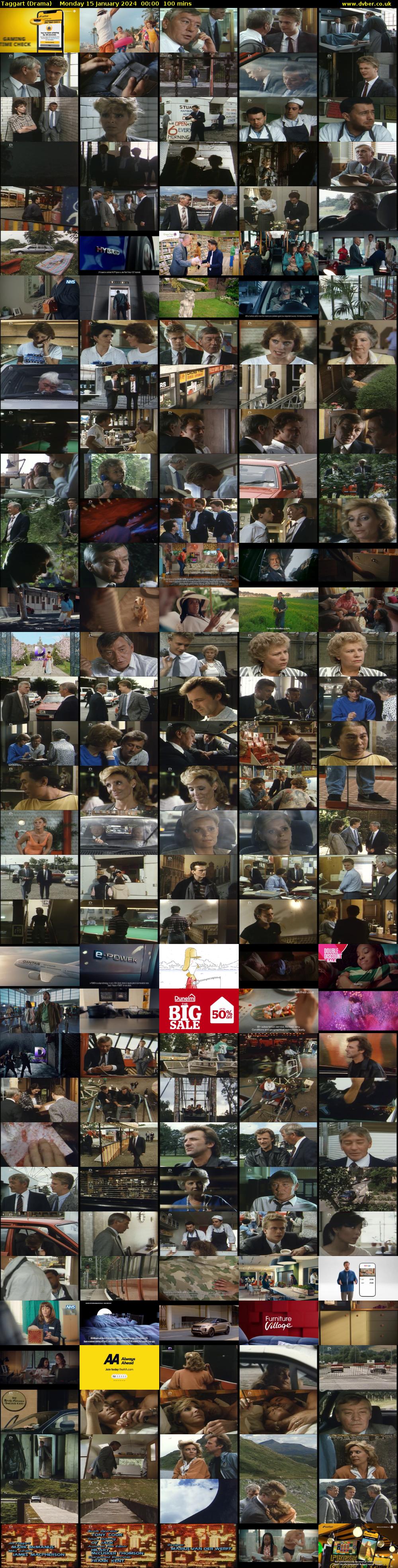 Taggart (Drama) Monday 15 January 2024 00:00 - 01:40