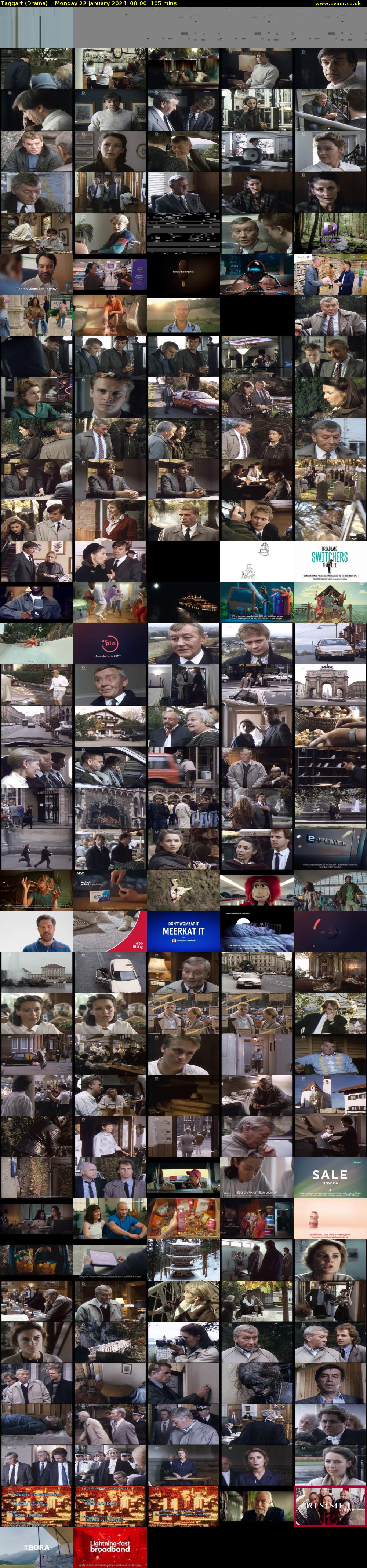 Taggart (Drama) Monday 22 January 2024 00:00 - 01:45