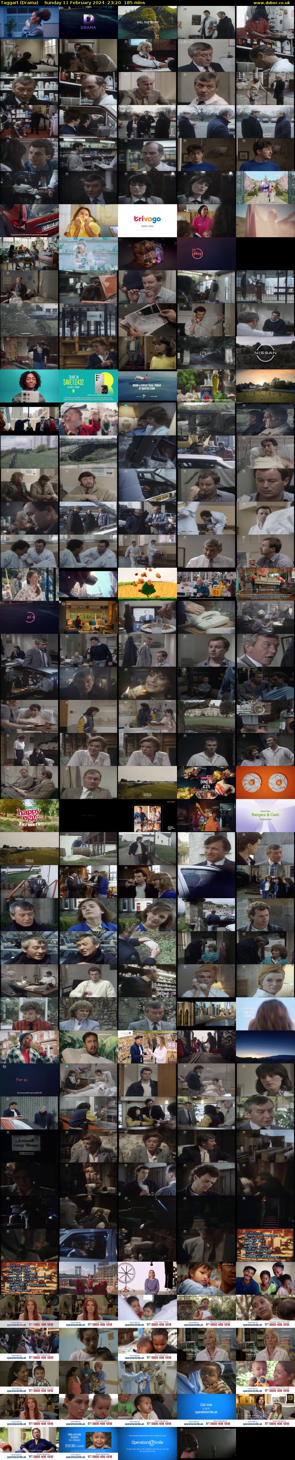 Taggart (Drama) Sunday 11 February 2024 23:20 - 02:25