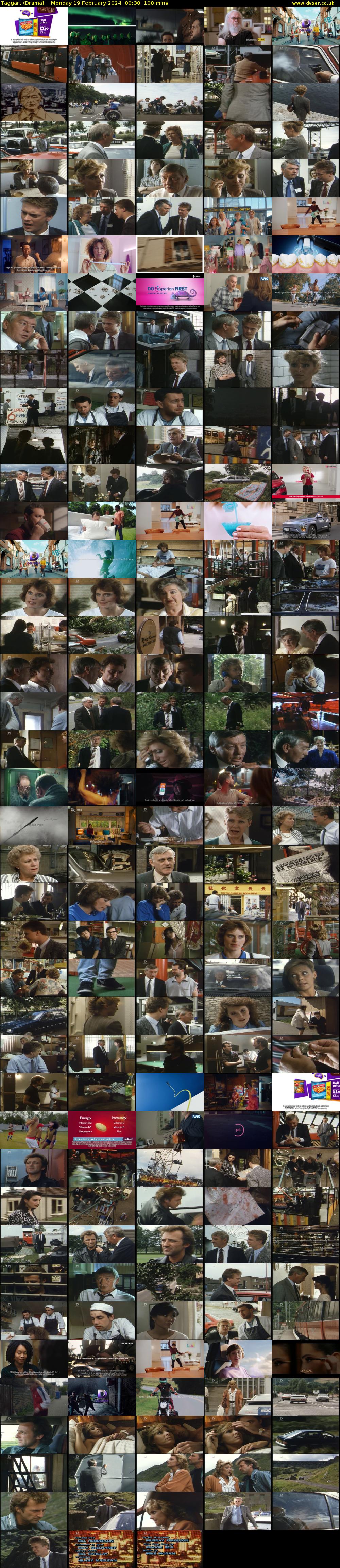 Taggart (Drama) Monday 19 February 2024 00:30 - 02:10
