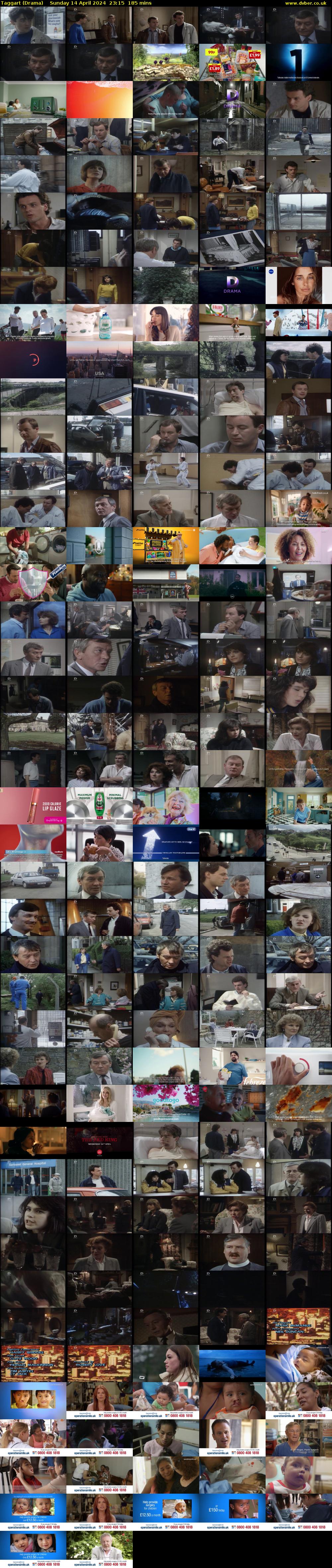 Taggart (Drama) Sunday 14 April 2024 23:15 - 02:20