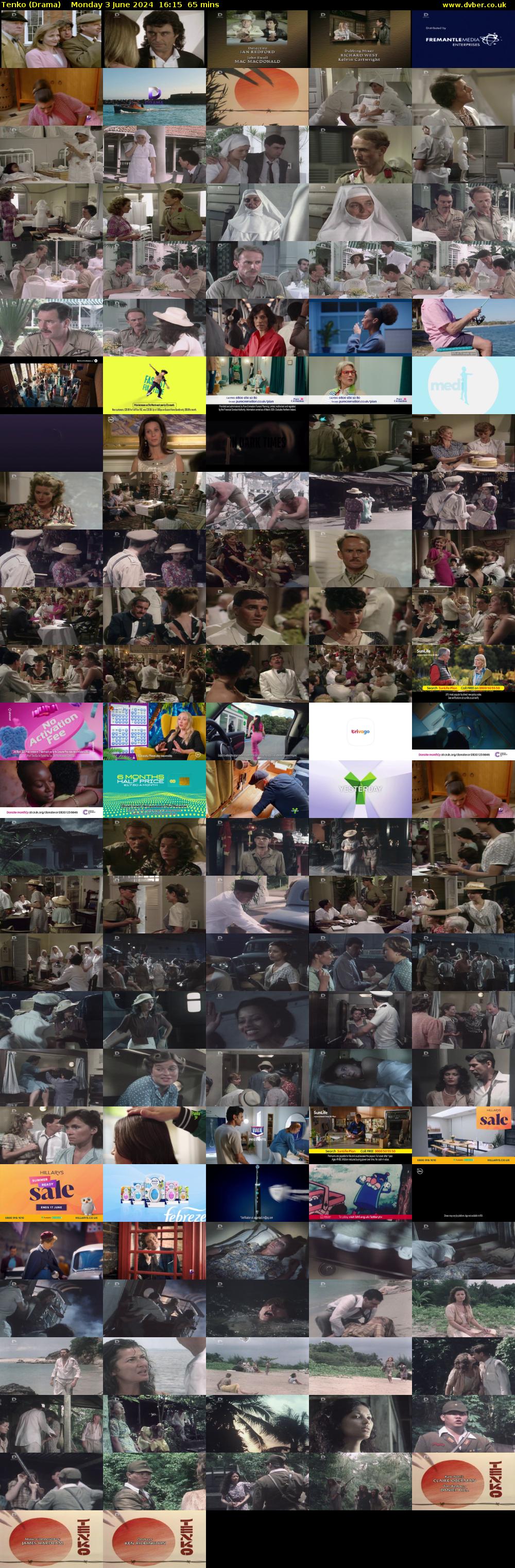Tenko (Drama) Monday 3 June 2024 16:15 - 17:20