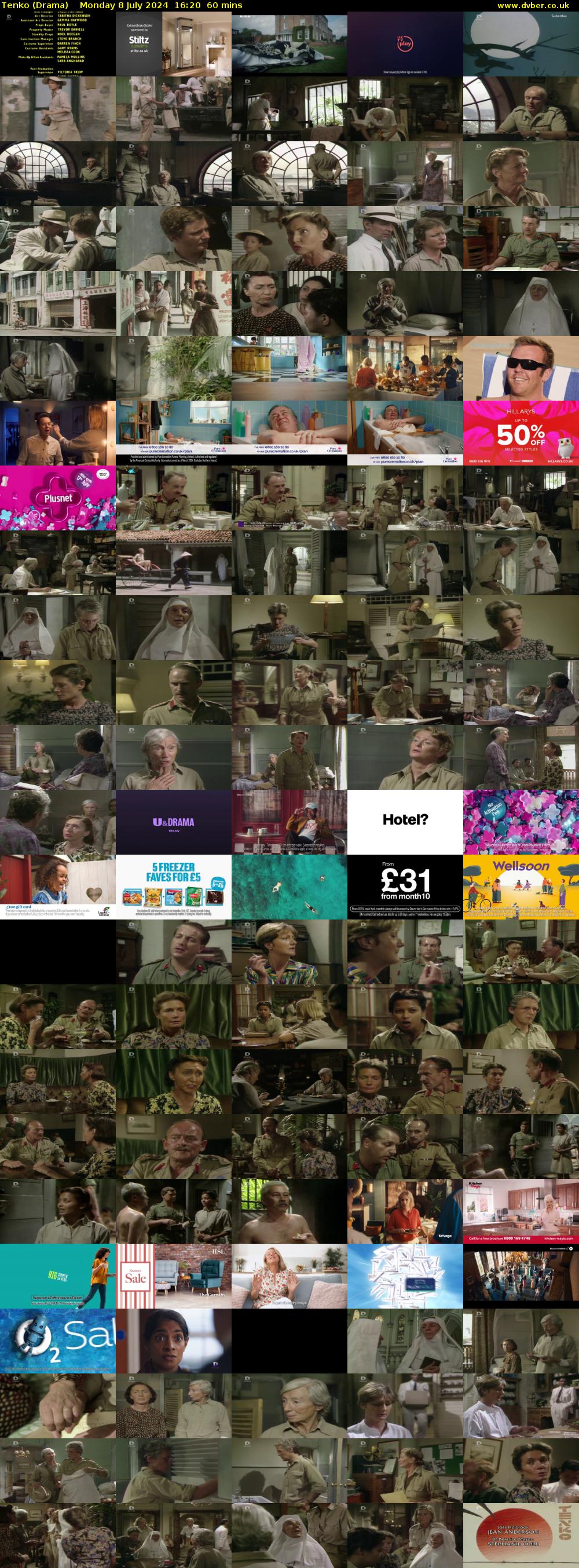 Tenko (Drama) Monday 8 July 2024 16:20 - 17:20