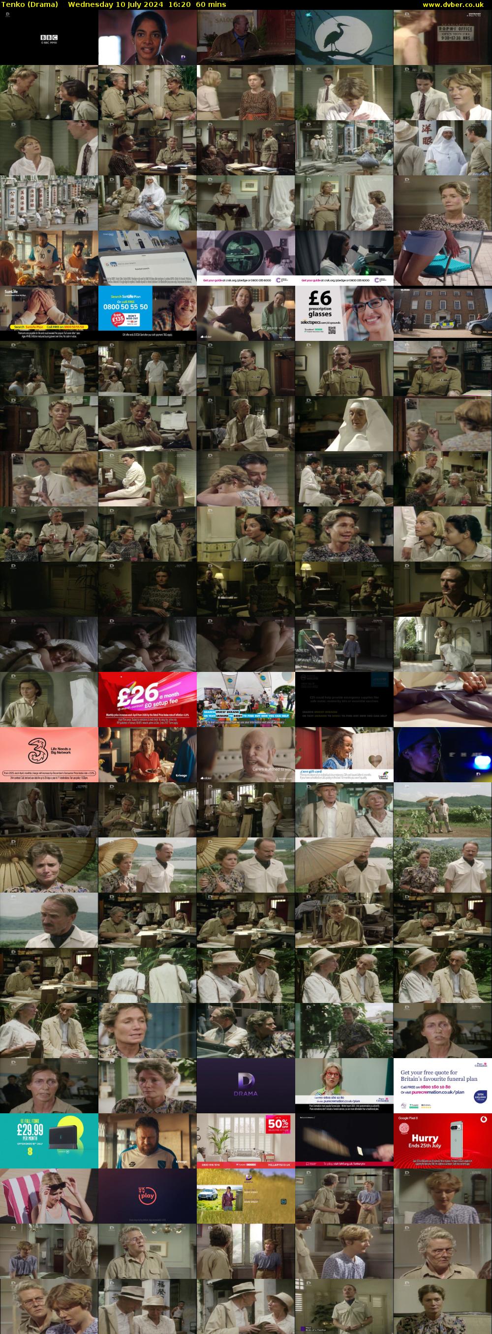 Tenko (Drama) Wednesday 10 July 2024 16:20 - 17:20