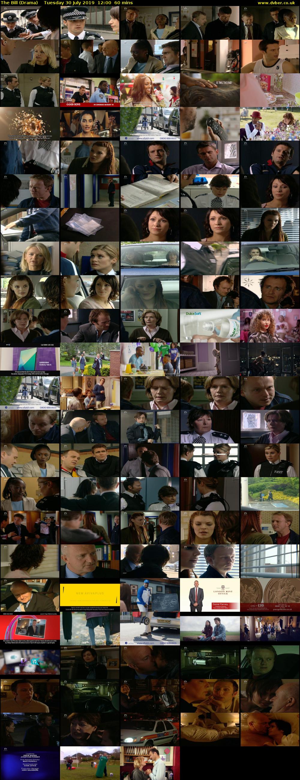 The Bill (Drama) Tuesday 30 July 2019 12:00 - 13:00