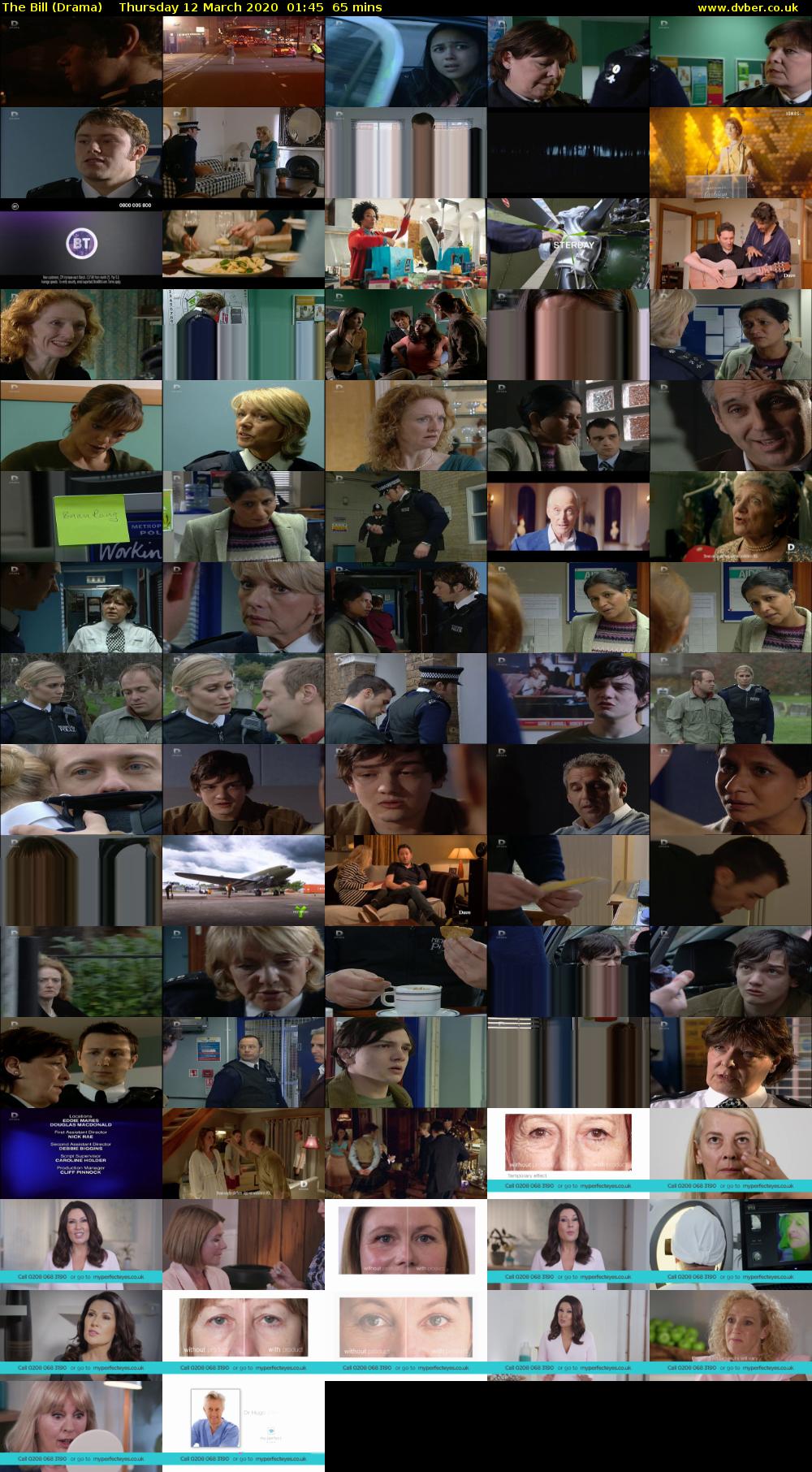 The Bill (Drama) Thursday 12 March 2020 01:45 - 02:50