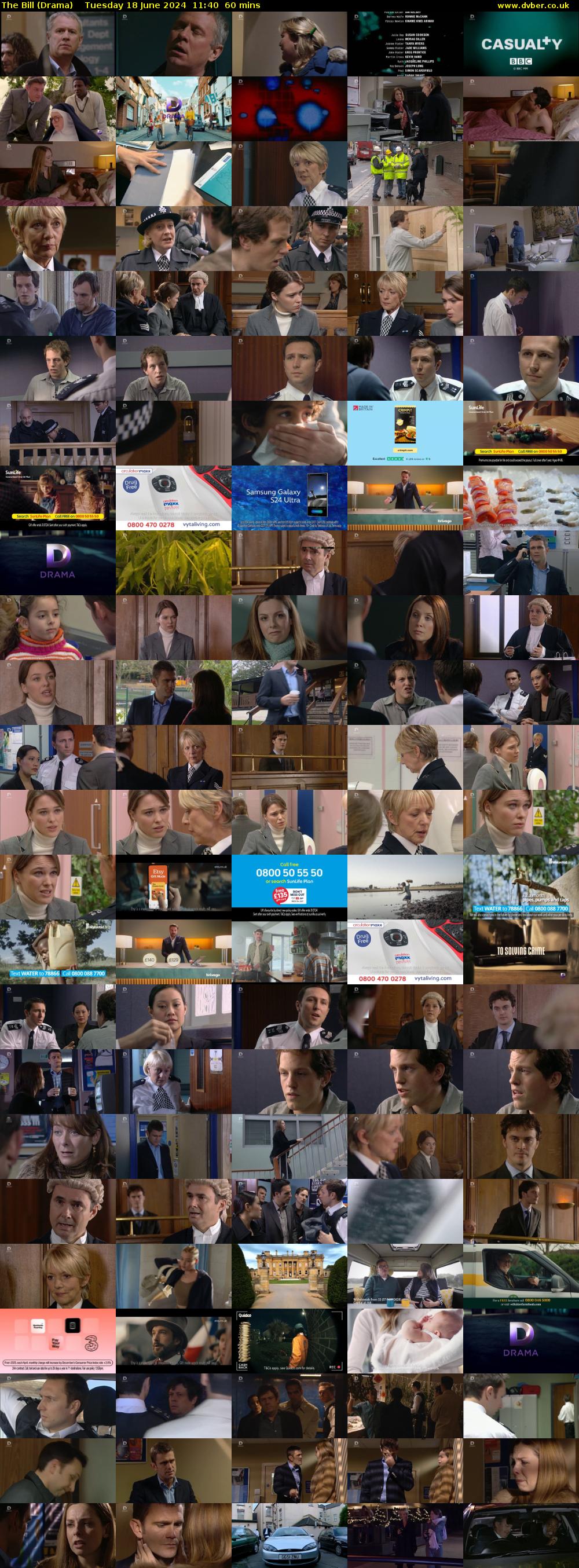 The Bill (Drama) Tuesday 18 June 2024 11:40 - 12:40