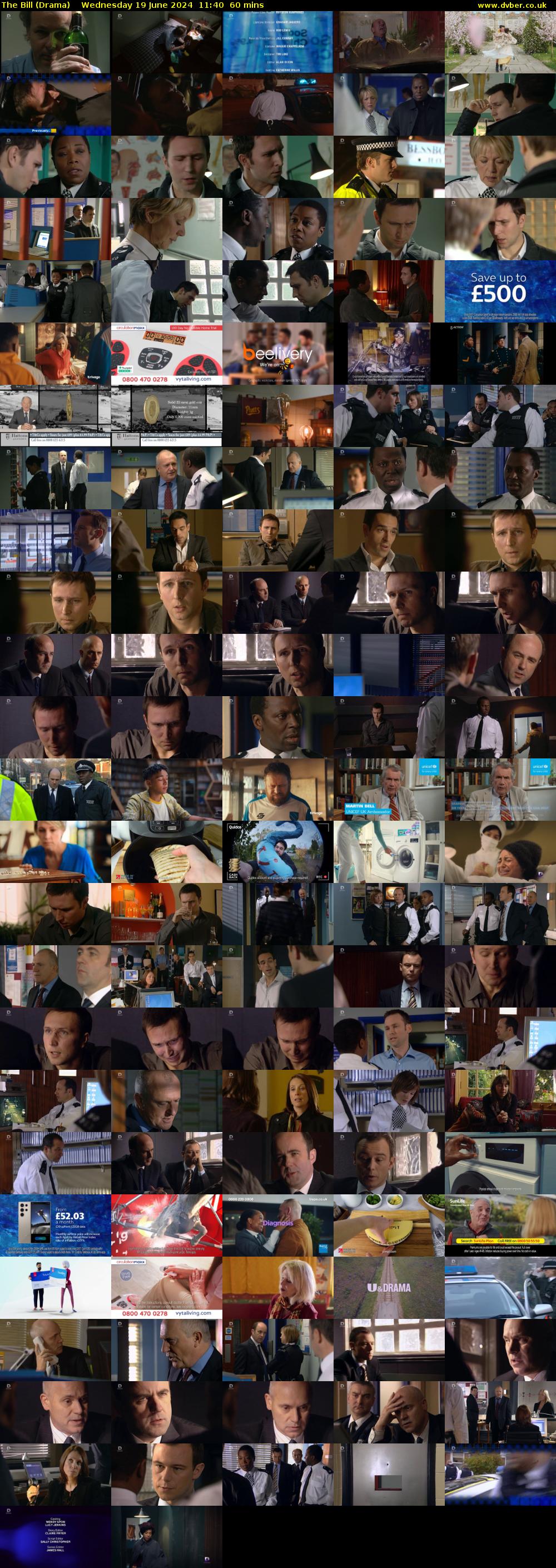The Bill (Drama) Wednesday 19 June 2024 11:40 - 12:40