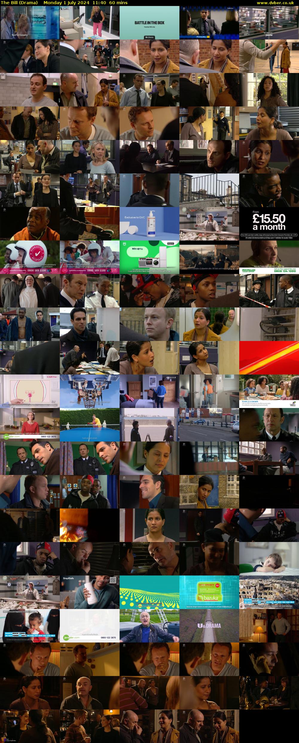 The Bill (Drama) Monday 1 July 2024 11:40 - 12:40