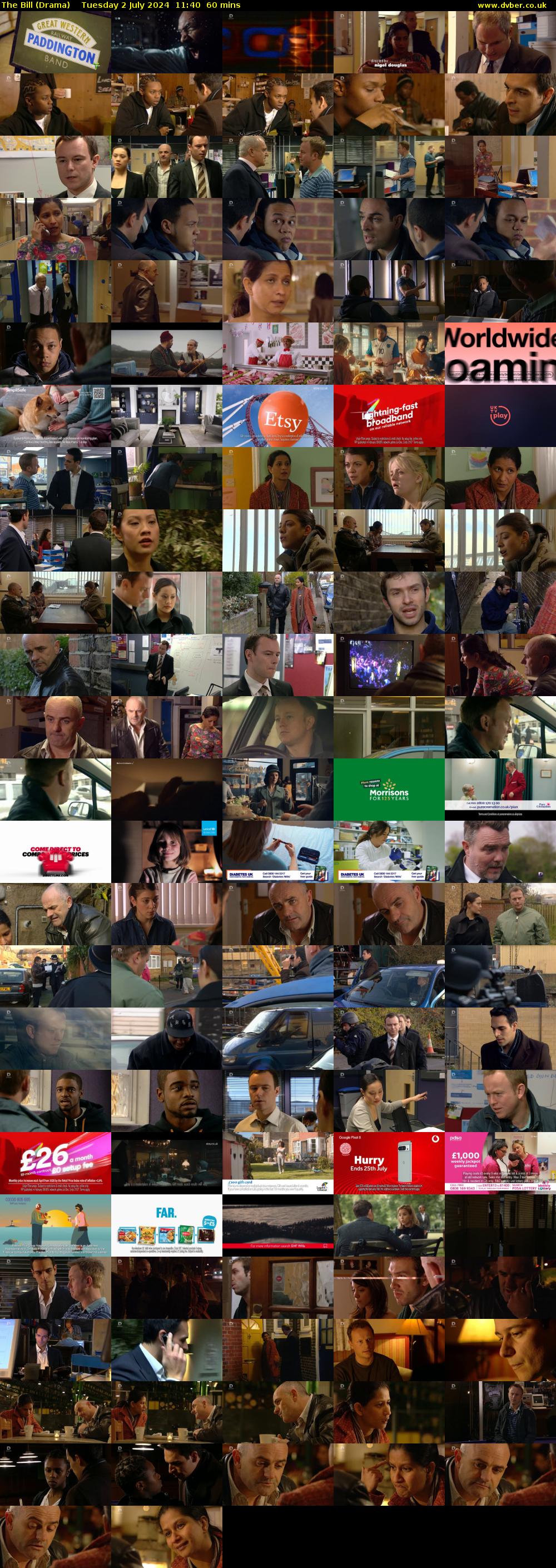 The Bill (Drama) Tuesday 2 July 2024 11:40 - 12:40
