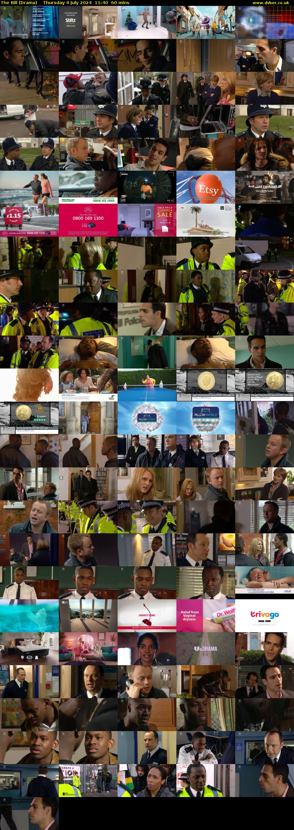 The Bill (Drama) Thursday 4 July 2024 11:40 - 12:40