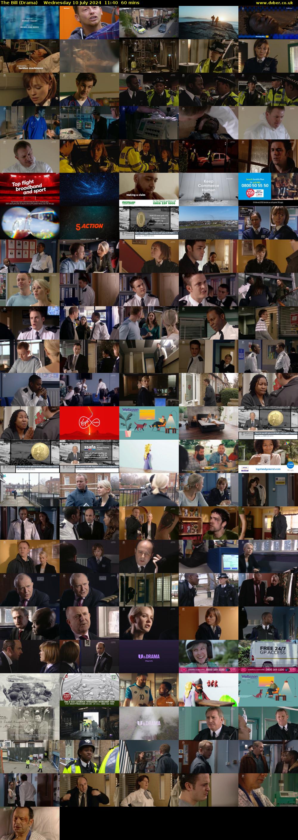 The Bill (Drama) Wednesday 10 July 2024 11:40 - 12:40