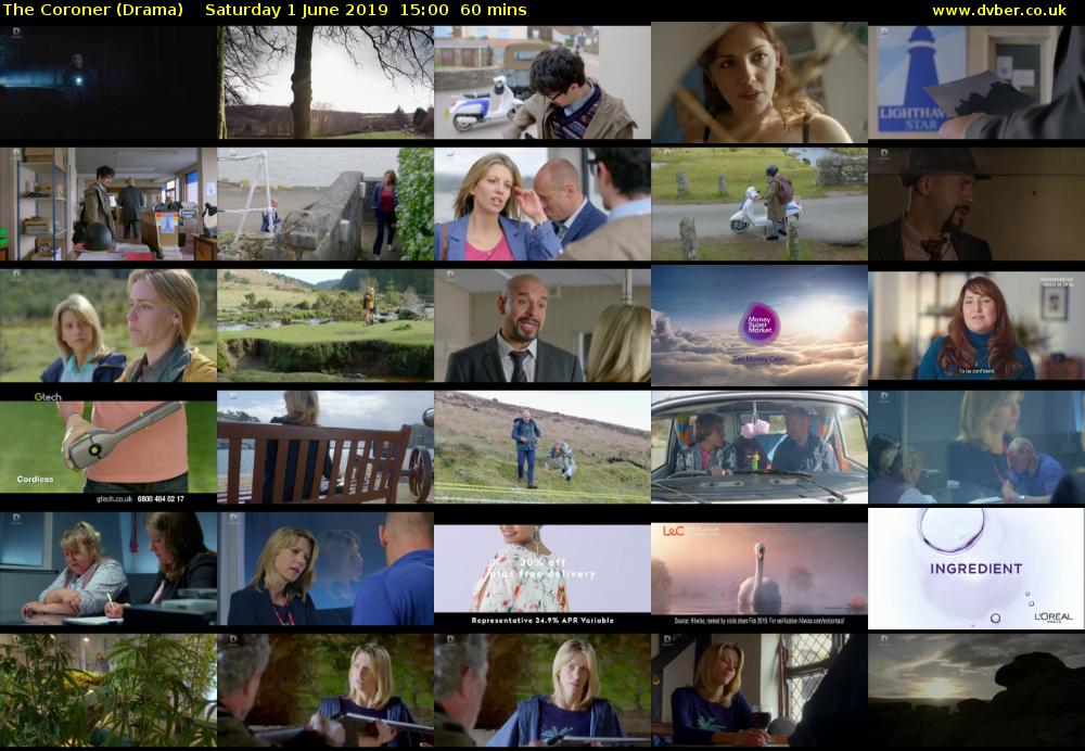 The Coroner (Drama) Saturday 1 June 2019 15:00 - 16:00