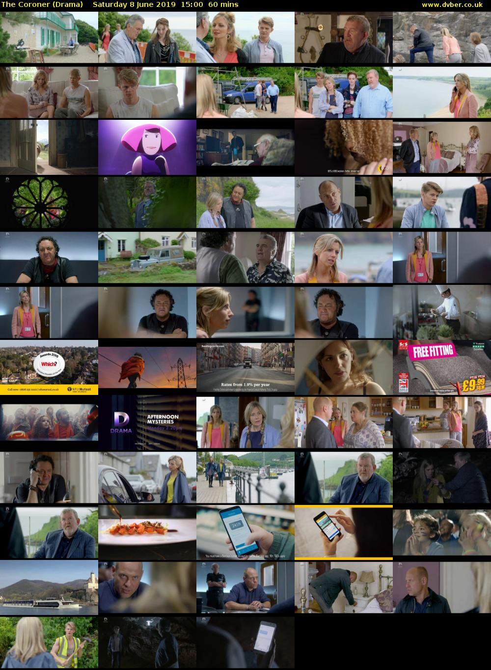 The Coroner (Drama) Saturday 8 June 2019 15:00 - 16:00
