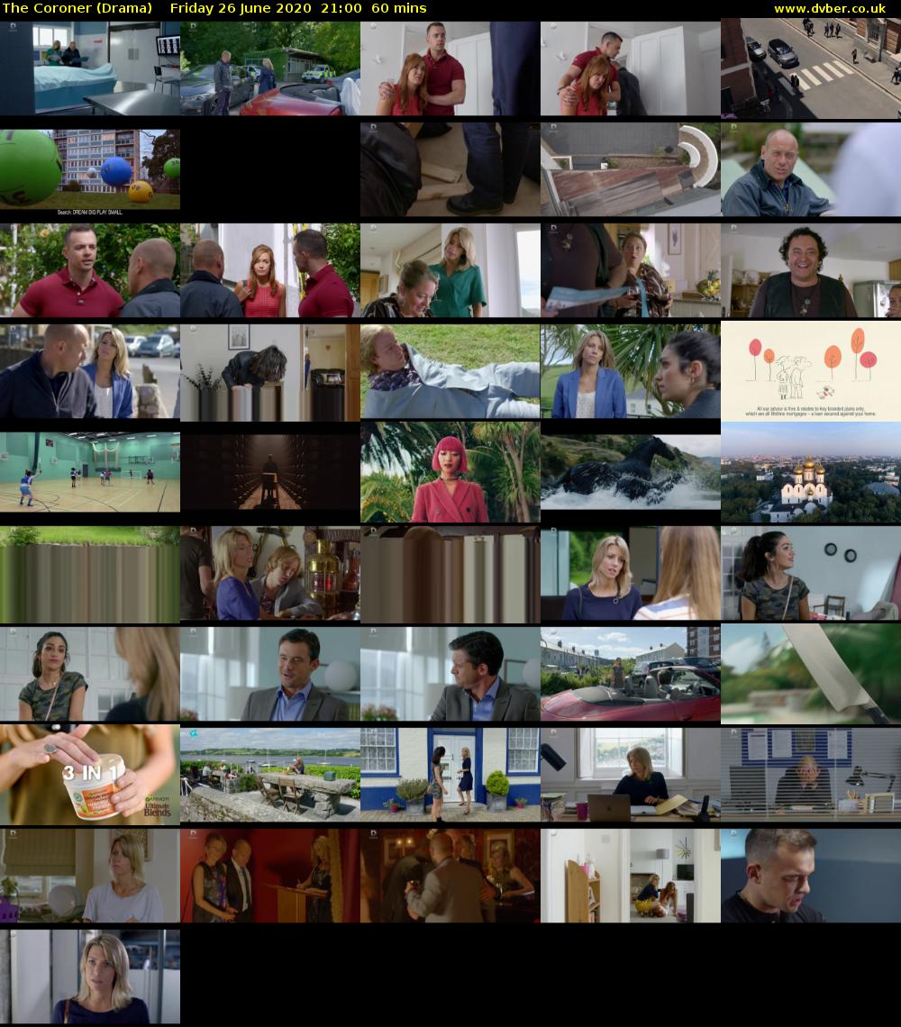 The Coroner (Drama) Friday 26 June 2020 21:00 - 22:00