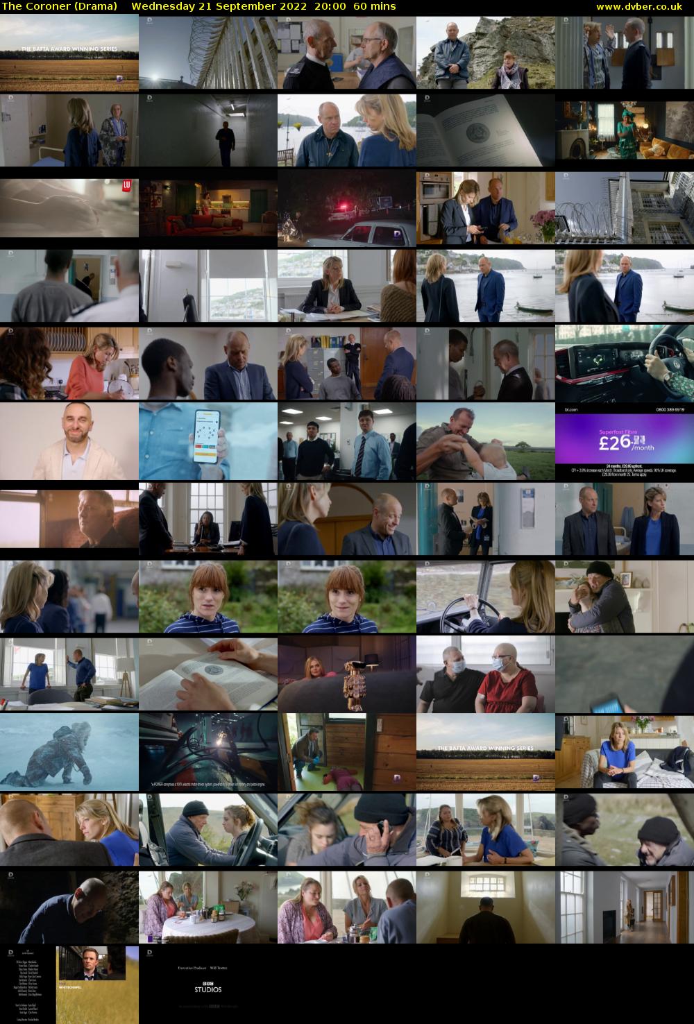 The Coroner (Drama) Wednesday 21 September 2022 20:00 - 21:00