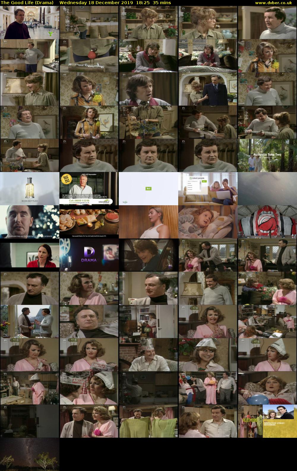The Good Life (Drama) Wednesday 18 December 2019 18:25 - 19:00