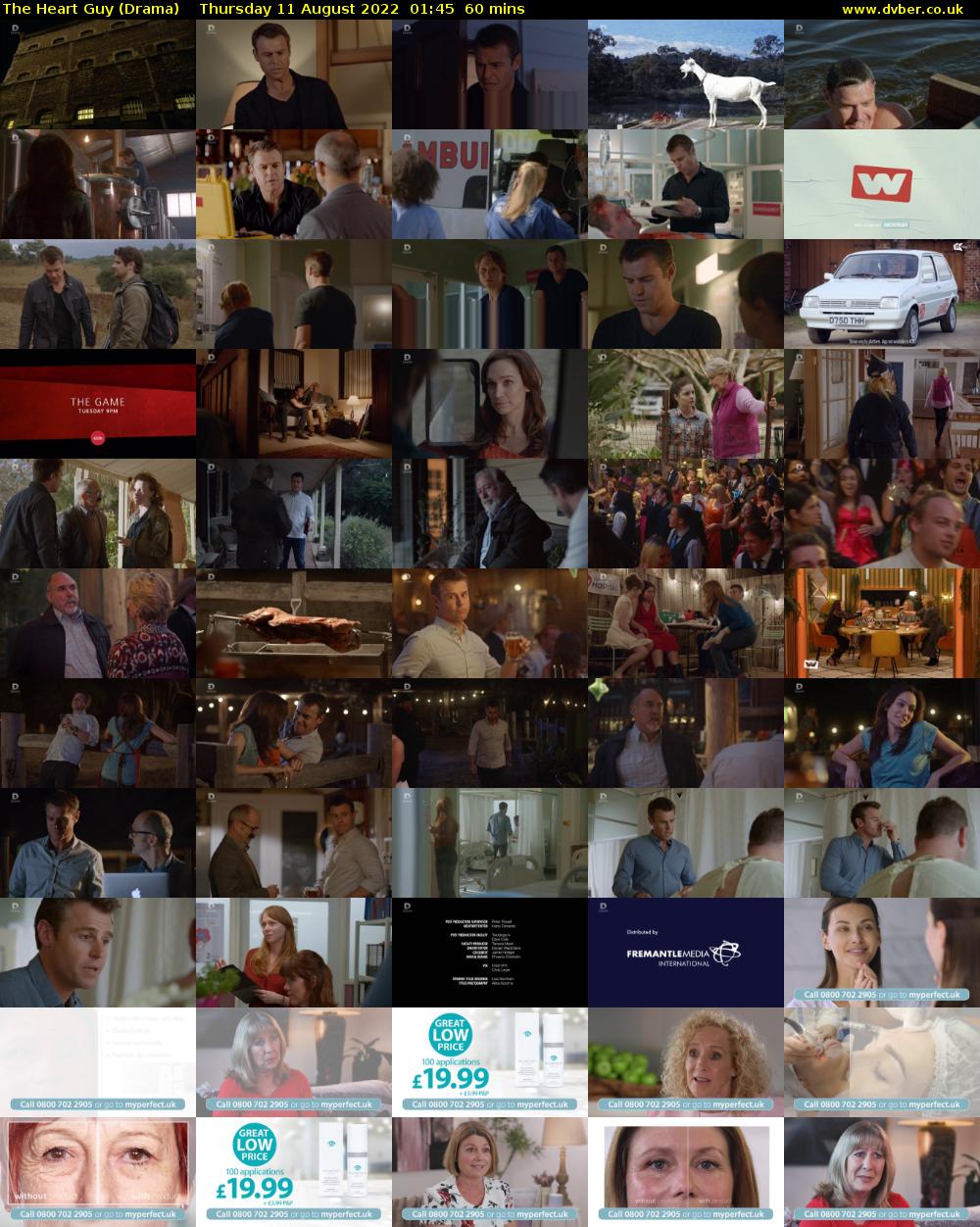 The Heart Guy (Drama) Thursday 11 August 2022 01:45 - 02:45