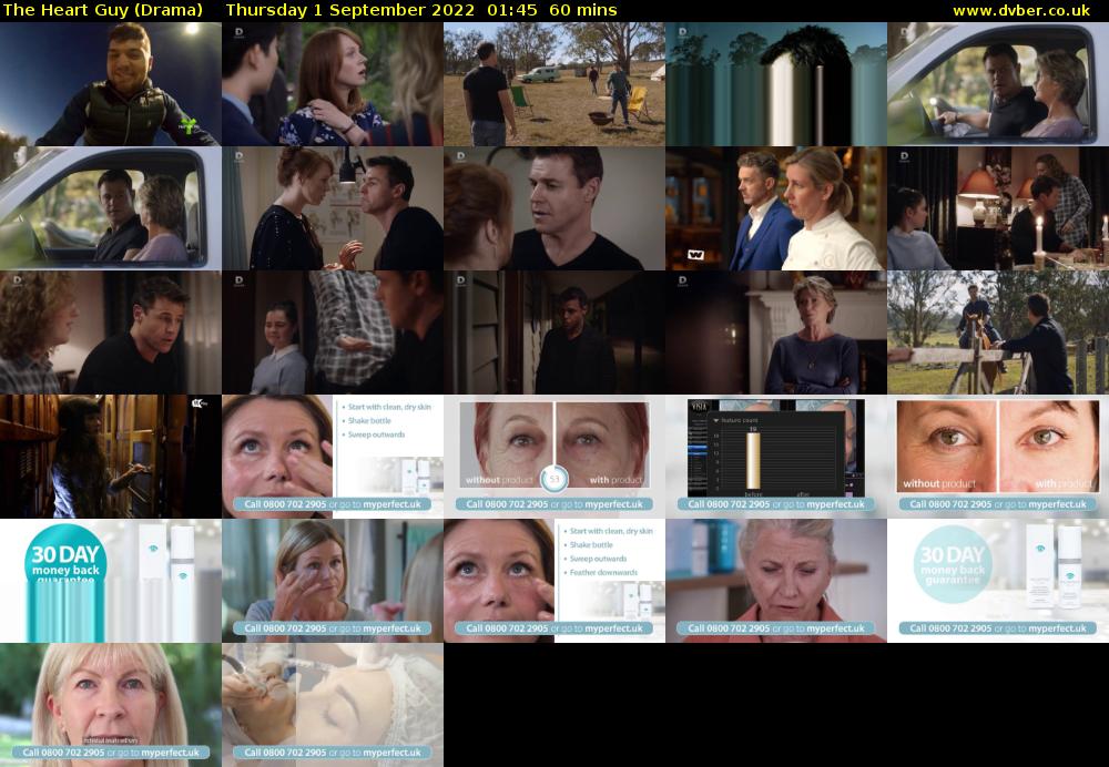 The Heart Guy (Drama) Thursday 1 September 2022 01:45 - 02:45