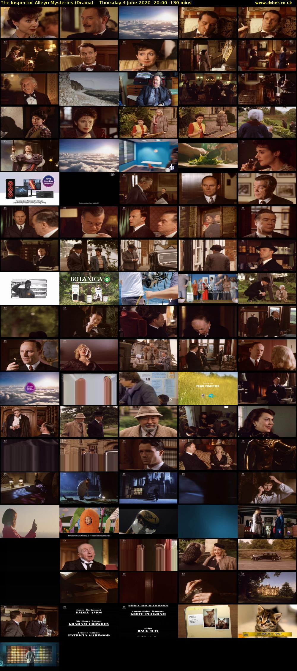 The Inspector Alleyn Mysteries (Drama) Thursday 4 June 2020 20:00 - 22:10