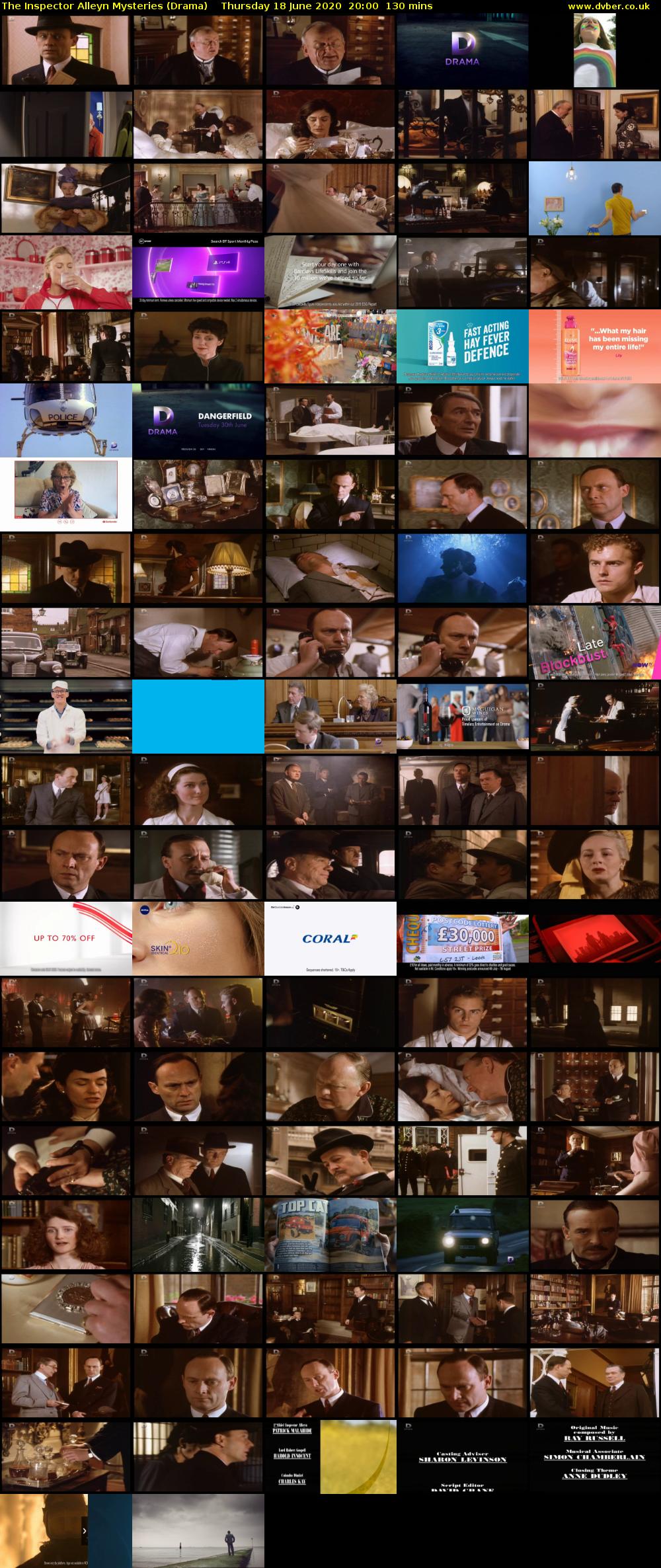 The Inspector Alleyn Mysteries (Drama) Thursday 18 June 2020 20:00 - 22:10