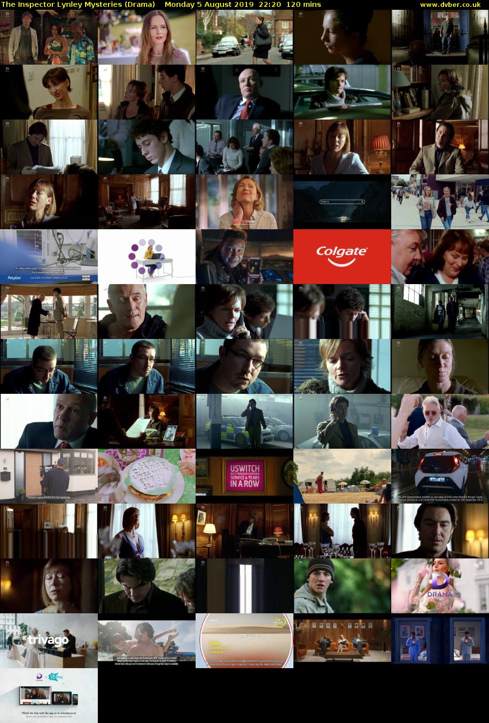 The Inspector Lynley Mysteries (Drama) Monday 5 August 2019 22:20 - 00:20