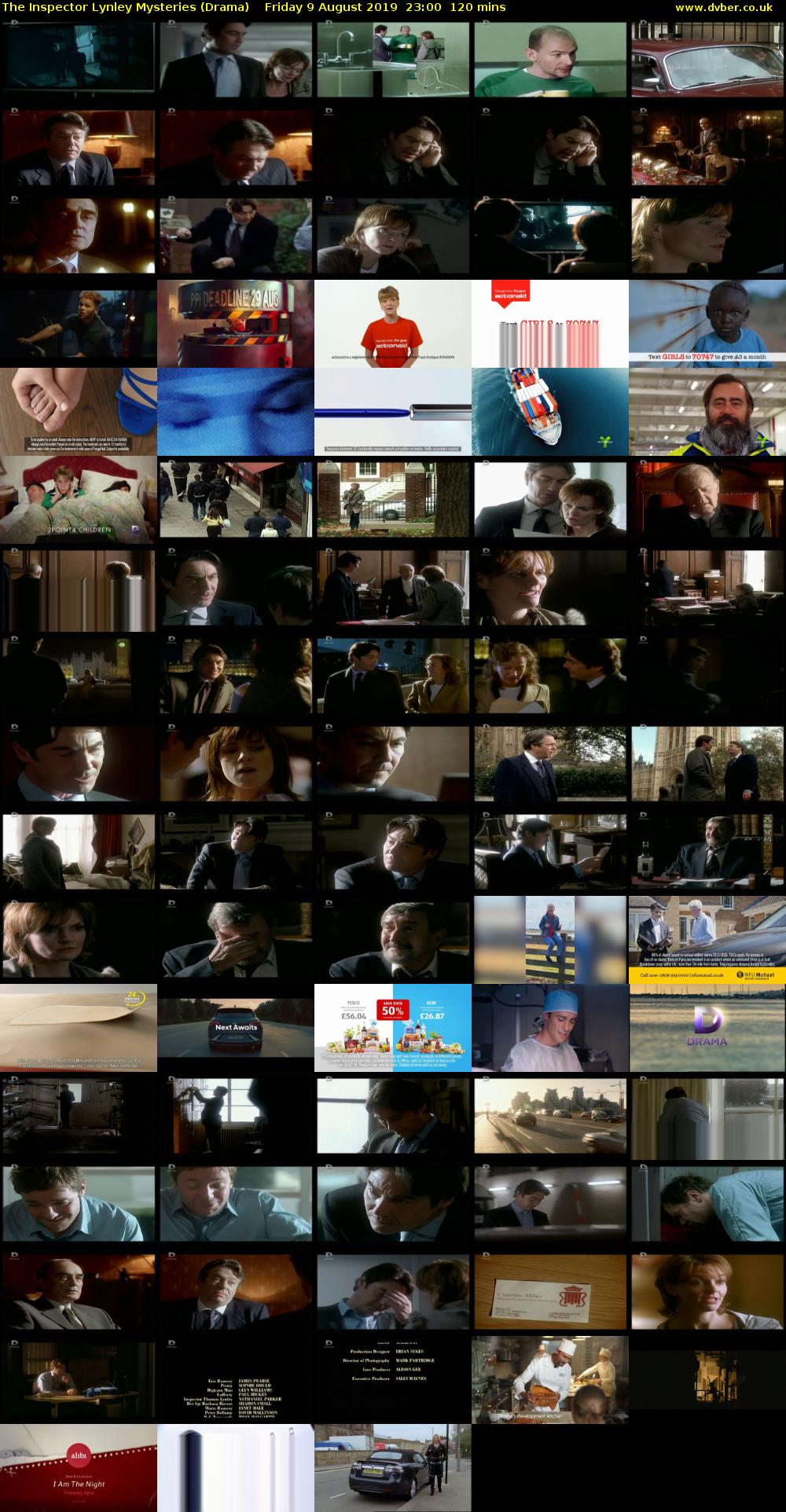 The Inspector Lynley Mysteries (Drama) Friday 9 August 2019 23:00 - 01:00