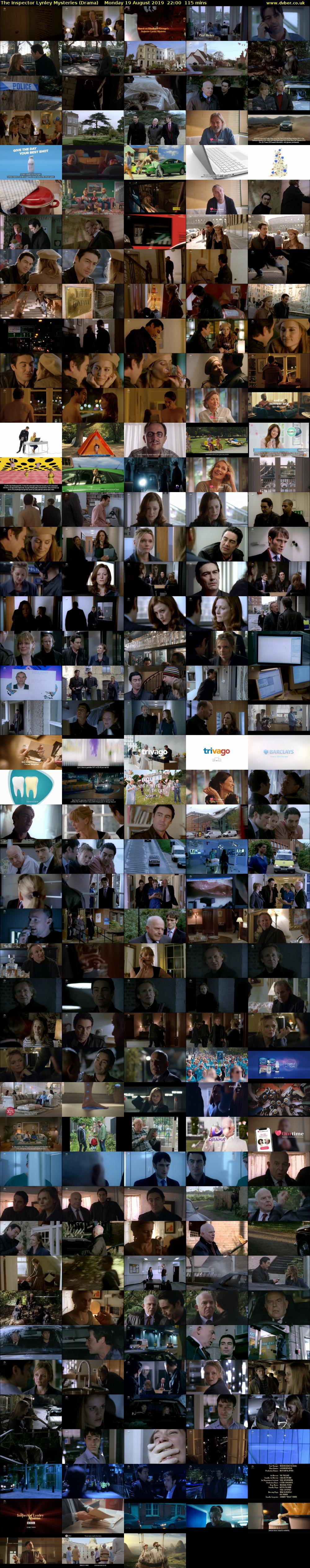 The Inspector Lynley Mysteries (Drama) Monday 19 August 2019 22:00 - 23:55