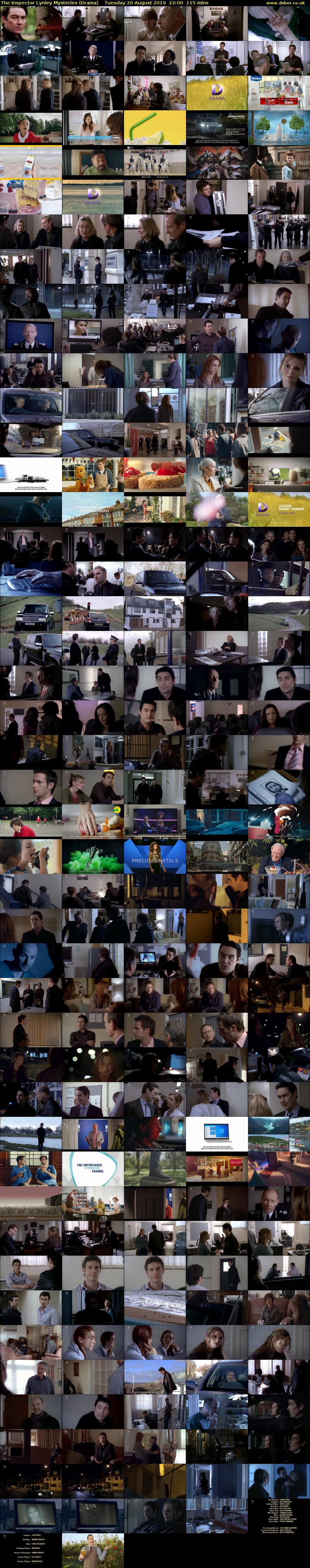 The Inspector Lynley Mysteries (Drama) Tuesday 20 August 2019 22:00 - 23:55