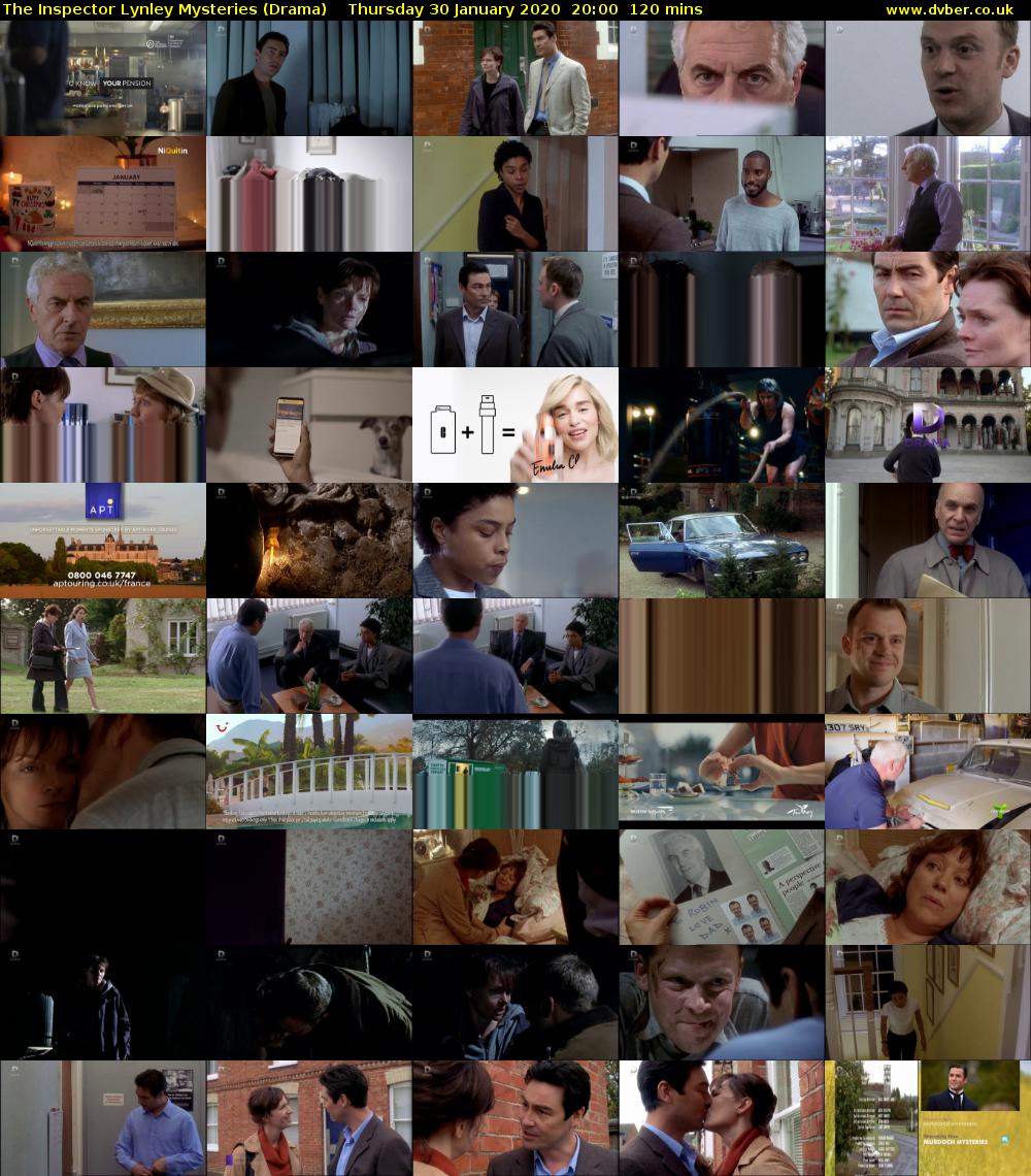 The Inspector Lynley Mysteries (Drama) Thursday 30 January 2020 20:00 - 22:00