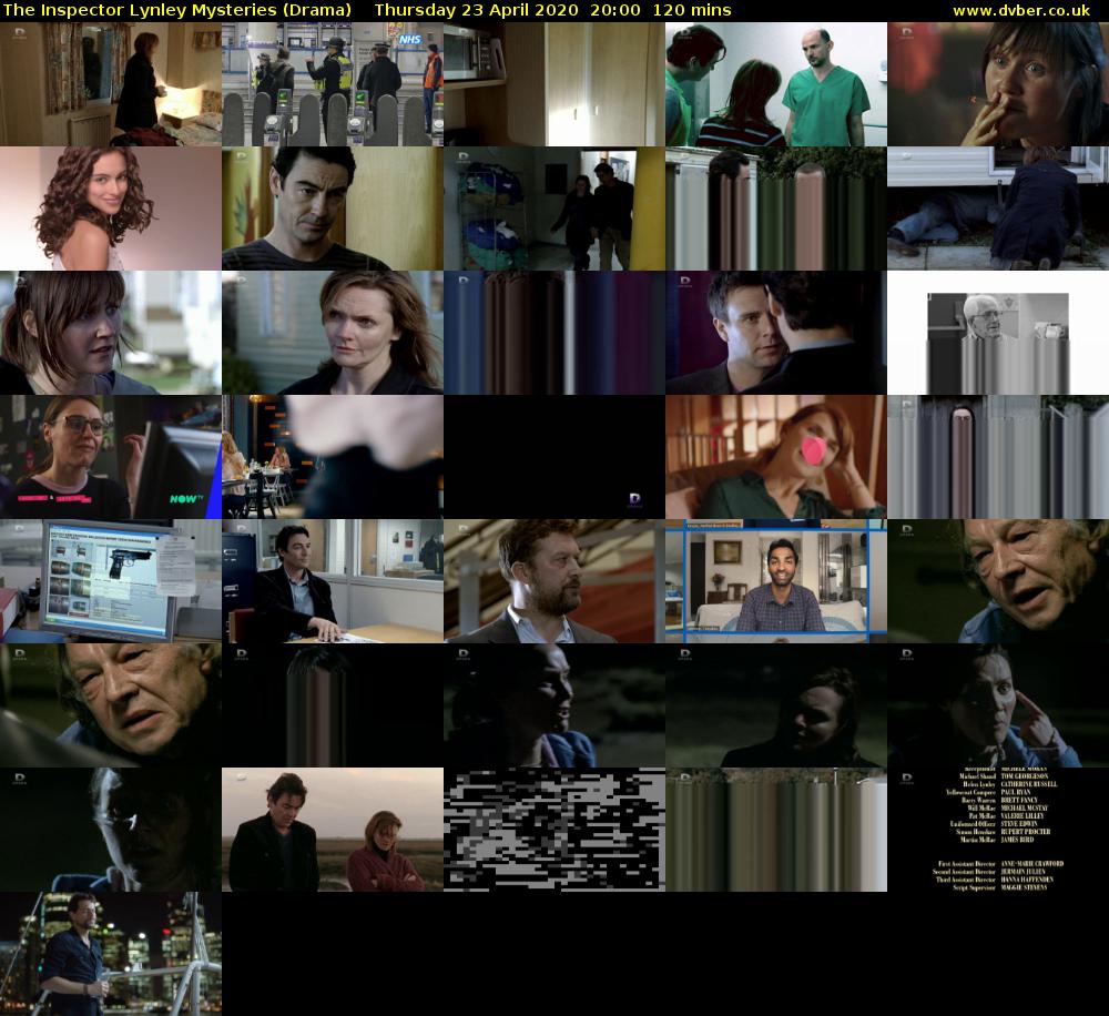 The Inspector Lynley Mysteries (Drama) Thursday 23 April 2020 20:00 - 22:00